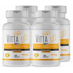 Imagem de Kit Com 4 Vitamina D 2000 u. I 30 Capsulas De 500Mg Promel