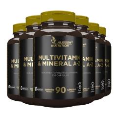Imagem de Multivitamínico Multimineral A-Z 6X90 Cápsulas Alisson Nutrition