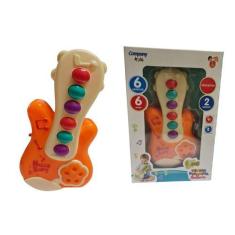 Imagem de Brinquedo Infantil Criança Minha Primeira Guitarra Educativo - Company