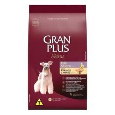 Imagem de Ração GranPlus Menu Frango e Arroz para Cães Sênior Mini - 3 Kg