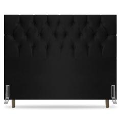 Imagem de Cabeceira Cama Box Casal King Size Madrid 195cm Preto