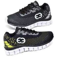 Imagem de Kit 2 Tênis Infantil Feminino Evoltenn Impacto Preto/Verde, Preto, Ver