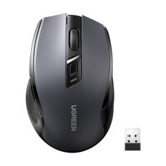 Imagem de Mouse Bluetooth Sem Fio 4000Dpi 2.4G Preto Alta Precisão Design Ergonômico Ideal para Escritório Jogos Conexão Estável e Rápida MPOWER
