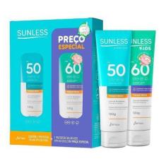 Imagem de Protetor Solar Sunless FPS50 + Protetor Kids FPS60 120g