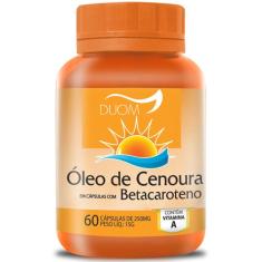 Imagem de Betacaroteno Com Óleo De Cenoura 1 Ao Dia 60 Cápsulas - Duom