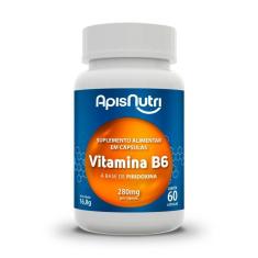 Imagem de Vitamina B6 Piridoxina 280mg 60 Cápsulas Apisnutri