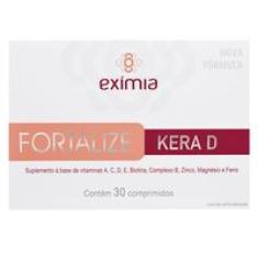 Imagem de Suplemento Alimentar Eximia Fortalize Kera D 30 Comprimidos - FQM 
