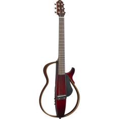 Imagem de Violão Silent Cordas Em Aço Slg 200S Crb Crinson Red Burst Com Bag Yam