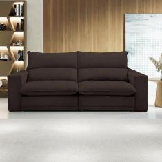 Imagem de Sofá Retrátil e Reclinável Martinho 290cm Marrom