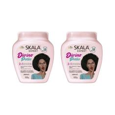 Imagem de Creme Skala 1kg Divino Potão Transição Capilar-Kit C/2un