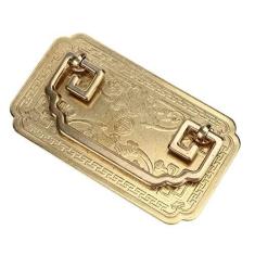 Imagem de Puxadores de Gaveta Vintage, Alça de Morcego Tetragonal Puxadores de Gaveta de Estilo Chinês Antigo para Portas de Armário Com Parafusos de Montagem, Cabe na Maioria Dos Móveis