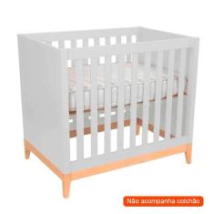 Imagem de Berço Minicama Amor Perfeito ii Branco e Pinus