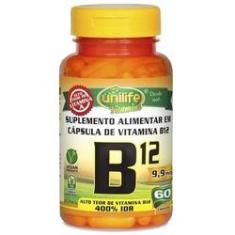 Imagem de Vitamina B12 Cianocobalamina 60 Cápsulas Unilife