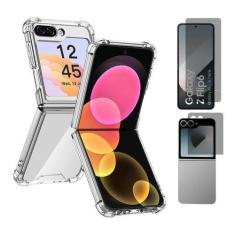 Imagem de Capa Transparente + Pel. Gel Privativa Para Samsung Z Flip 6 - Db