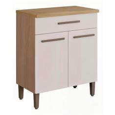 Imagem de Balcão De Cozinha Para Área Multiuso Ômega 2 Portas 1 Gaveta - Arte Mo