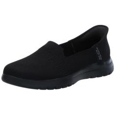 Imagem de Skechers Mocassins Femininos, Preto, 8