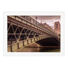 Imagem de Quadro Foto Paris Ponte Moldura  22x32cm - Quartinhos