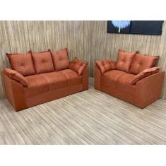 Imagem de Sofá 2 e 3 Lugares Terracota 604 Paris - Alpoim
