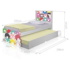 Imagem de Bicama Ursinhos Coloridos - Mais De Casa