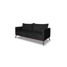 Imagem de Sofá 2 Lugares Decorativo Atlas 1,80cm Pés Retro Linho Boucle 3304 - Montanaris Decor