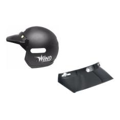 Imagem de Pala (aba) Preta Capacete Taurus Wind Piruzinho Polivisor 