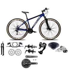Imagem de Bicicleta Aro 29 Absolute Nero 5 Câmbios 27v Shimano Altus Freios Hidráulicos Pneu Com Faixa - Azul Tam.21