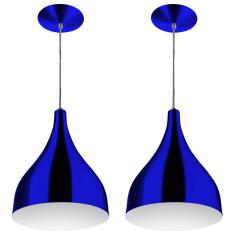 Imagem de Kit 2 Pendentes Gota Média Alumínio 30cm  Metalico