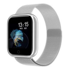 Imagem de Relógio Smart Watch Esportivo T80 Bluetooth Android E Ios - Prata