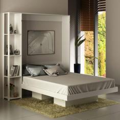 Imagem de Cama De Casal Articulável 4 Prateleiras Branco Cm8014 - Tecno Mobili
