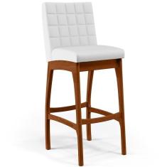 Imagem de Banqueta Alta Cozinha Mila B04 Facto Branco Fosco