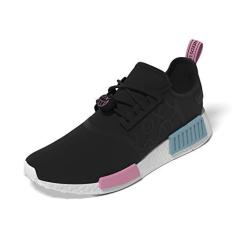 Imagem de adidas Originals Tênis masculino NMD_r1, Preto/branco/preto, 42