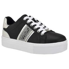 Imagem de Nine West Tênis feminino Gator, Preto/Prata 001, 36
