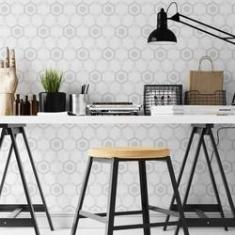 Imagem de Papel de Parede Adesivo Geométrico N02239 Rolo 0,58x3M