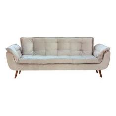 Imagem de Sofá Chesterfield Luxo Opala Sala/Recepção/Escritório Suede Nude - Nov