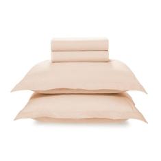 Imagem de Jogo de Cama Queen Karsten 200 Fios 100% Algodão Tom Pétala