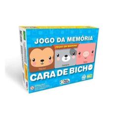 Imagem de Jogo Da Memoria Cara De Bicho Madeira 2175 Pais E Filhos