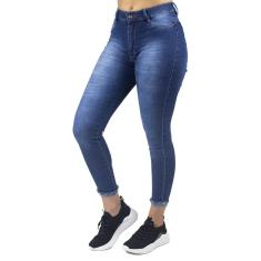 Imagem de Calça Jeans Cigarrete Feminina No Alcance