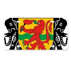 Imagem de DIYthinker Emblema nacional do Congo para decoração de carro, acessório de aço inoxidável
