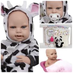Imagem de Bebê Reborn Realista Enxoval Premium Vários Acessórios - Cegonha Rebor
