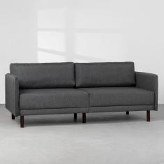 Imagem de Sofá Giro Trama Miúda Grafite – 1,72m