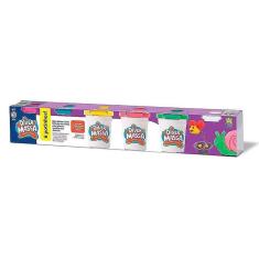 Imagem de Diver Massa Massinha de Modelar Kit com 6 Potinhos 8063 - Divertoys