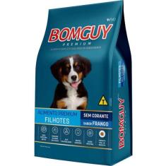 Imagem de Ração Seca Bomguy Frango para Cães Filhotes - 15 Kg