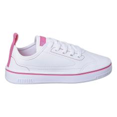 Imagem de Tênis Infantil Feminino Vitz Cano Baixo Fly Branco Super Confortável Meninas-Feminino