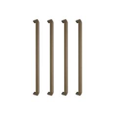 Imagem de 4 Peças Puxadores Para Porta Guarda Roupa Grande Trip 608mm (Bronze Fosco)