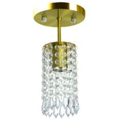 Imagem de Lustre Clearcrillic Cristal Acrílico Redondo - MarryLuz