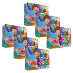 Imagem de Kit C/6 Suplemento Vitamínico Infantil C/30 Cpr Mastigáveis Morango -