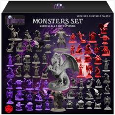 Imagem de Conjunto de miniaturas Wildspire Fantasy Monsters of Sol'an dnd 28mm