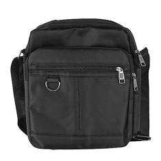 Imagem de Bolsa De Ombro Masculina Bolsa De Ombro Multicompartimento De Armazenamento Com Zíper Alça De Ombro Grande Capacidade De Trabalho (Tamanho uniforme)