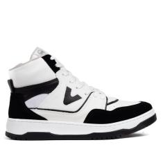 Imagem de Tênis Feminino Via Marte Mid Recortes Branco/preto-Feminino