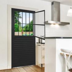 Imagem de Porta De Alum nio Lambril 210x90cm Lado Direito Postigo Hale